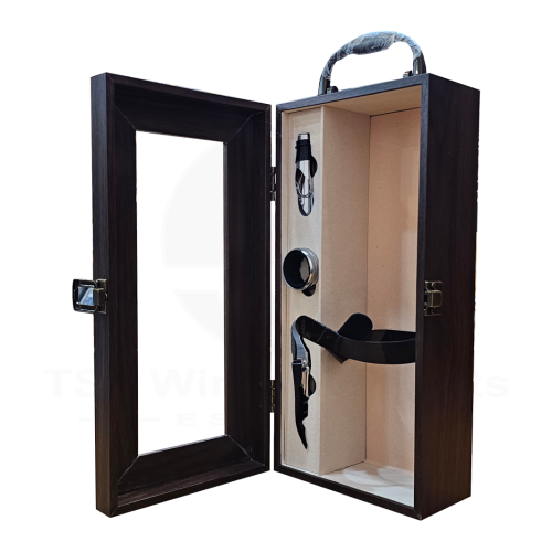 Hộp Rượu Vang Đơn - Mặt Mika